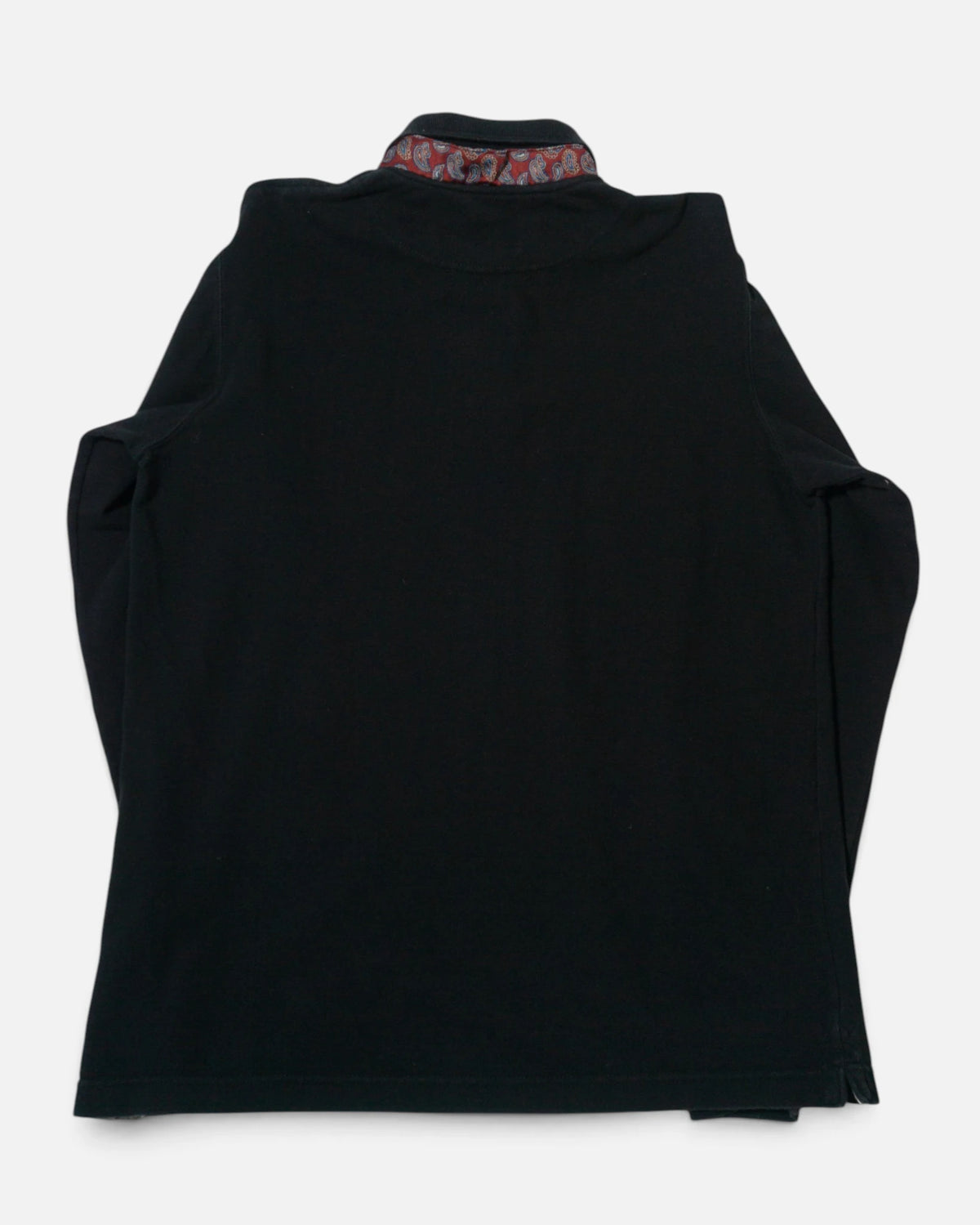 Polo de Manga Larga La Martina Negro Vintage — Talla L