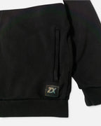 Sudadera con Capucha Adidas ZX Series Gris y Negra  — Talla L