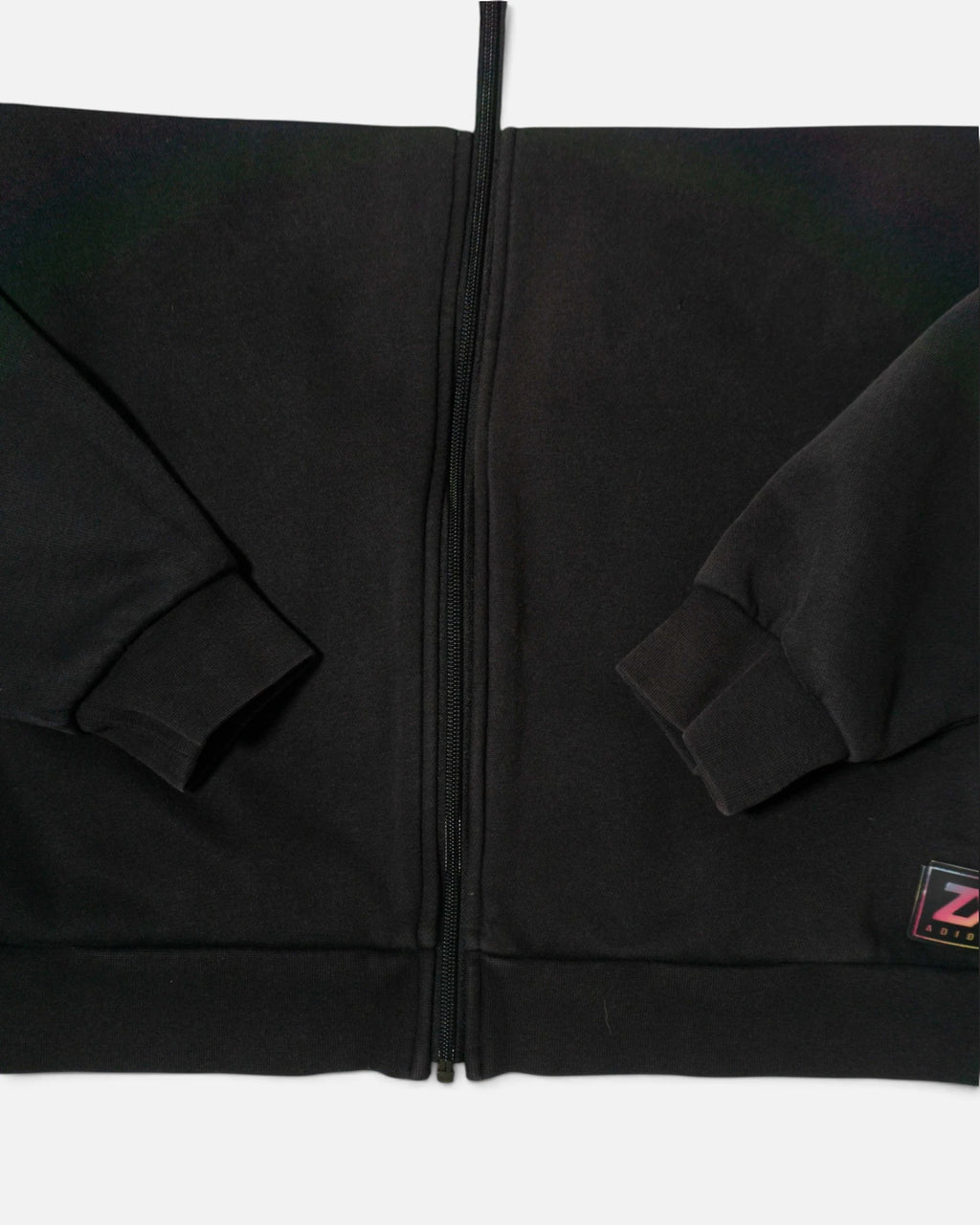 Sudadera con Capucha Adidas ZX Series Gris y Negra  — Talla L
