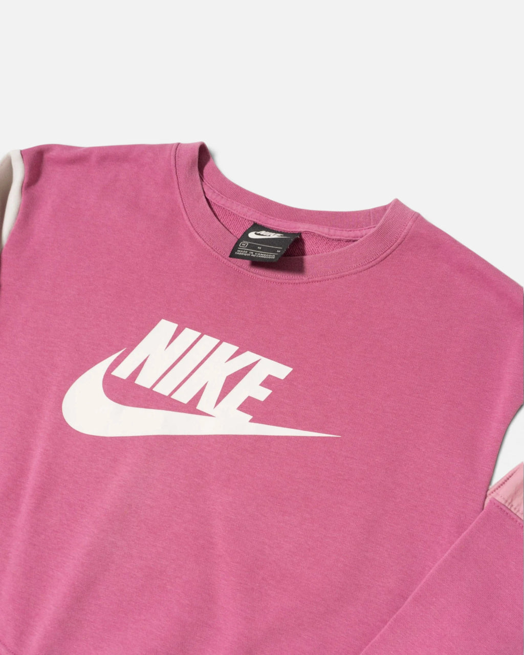 Sudadera Cropped Nike Rosa de Mujer — Talla M