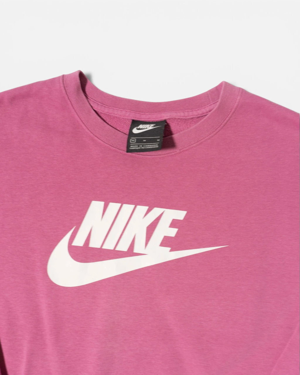 Sudadera Cropped Nike Rosa de Mujer — Talla M