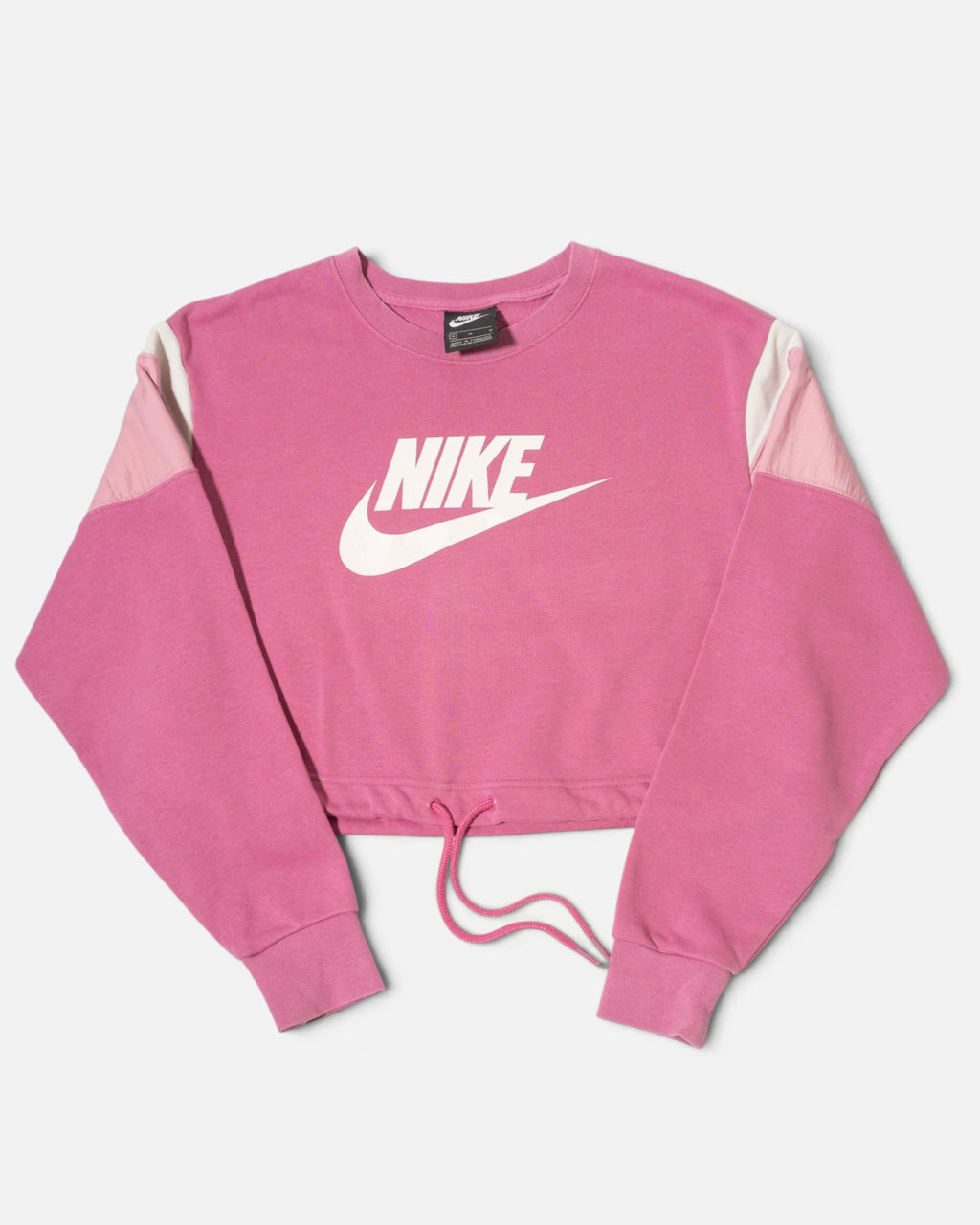 Sudadera Cropped Nike Rosa de Mujer — Talla M