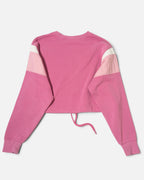 Sudadera Cropped Nike Rosa de Mujer — Talla M