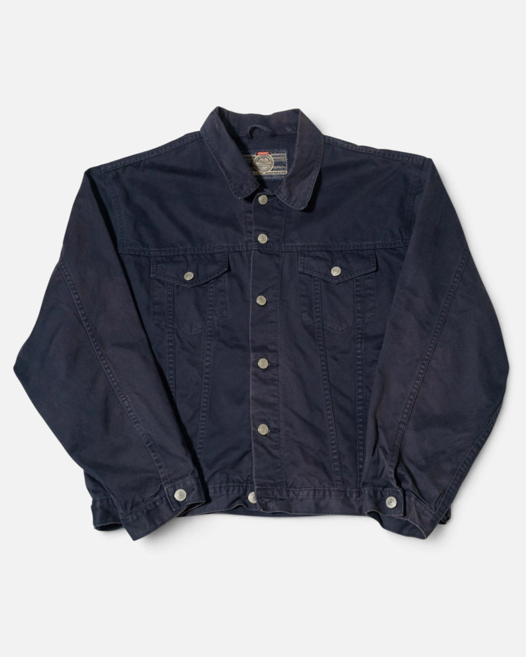 Chaqueta Vaquera Azul Marino Vintage — Talla M