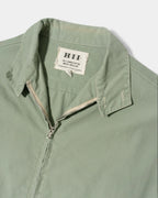 Chaqueta Harrington H·I·I Verde Menta Vintage — Talla 42 Mujer