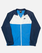 Chaqueta de Chándal Nike Bloques de Color Azul — Talla M