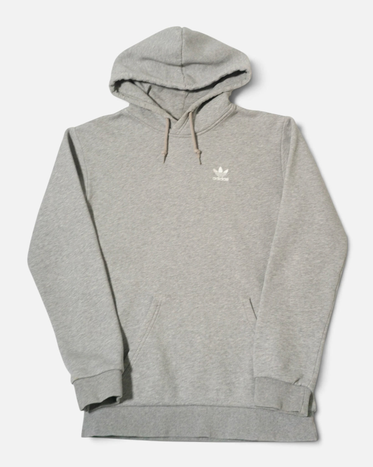 Sudadera con Capucha Adidas Originals Gris Trefoil — Talla XS