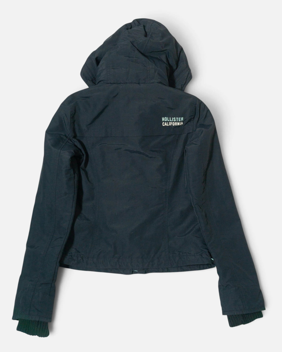 Chaqueta Hollister All-Weather Y2K Negra de Mujer — Talla M