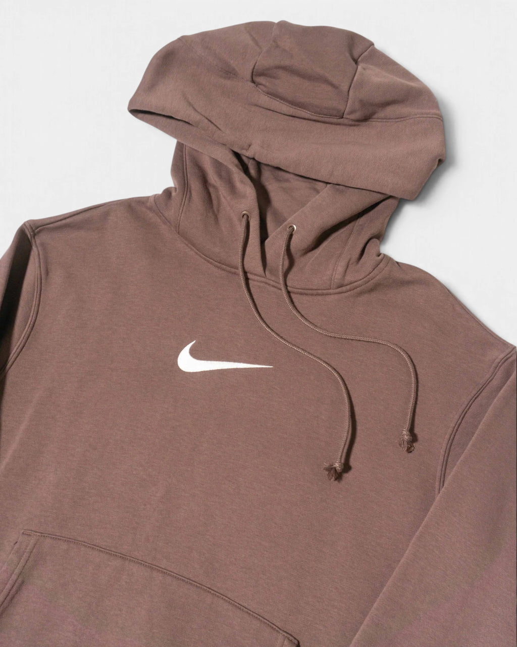 Sudadera con Capucha Nike Marrón Central Swoosh — Talla XS oversize