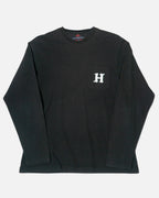 Camiseta de Manga Larga Tommy Hilfiger Negra Vintage — Talla M