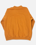 Sudadera Polo Blast Mostaza con Paneles Texturizados Vintage — Talla L Mujer