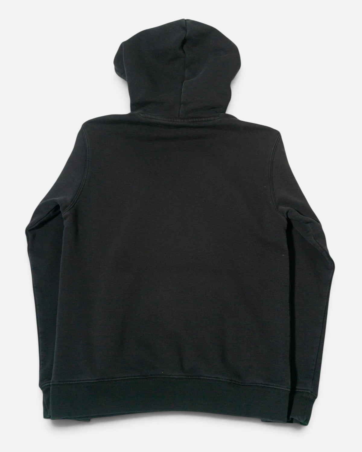 Sudadera con Capucha Adidas Originals Negra Trefoil Azul  — Talla S