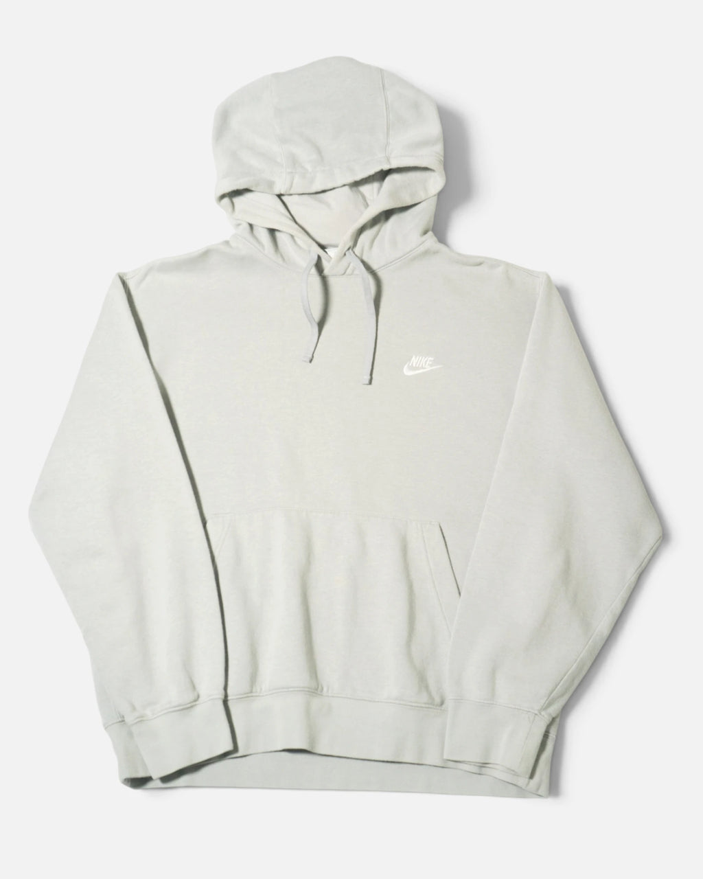 Sudadera con Capucha Nike Gris Claro — Talla L
