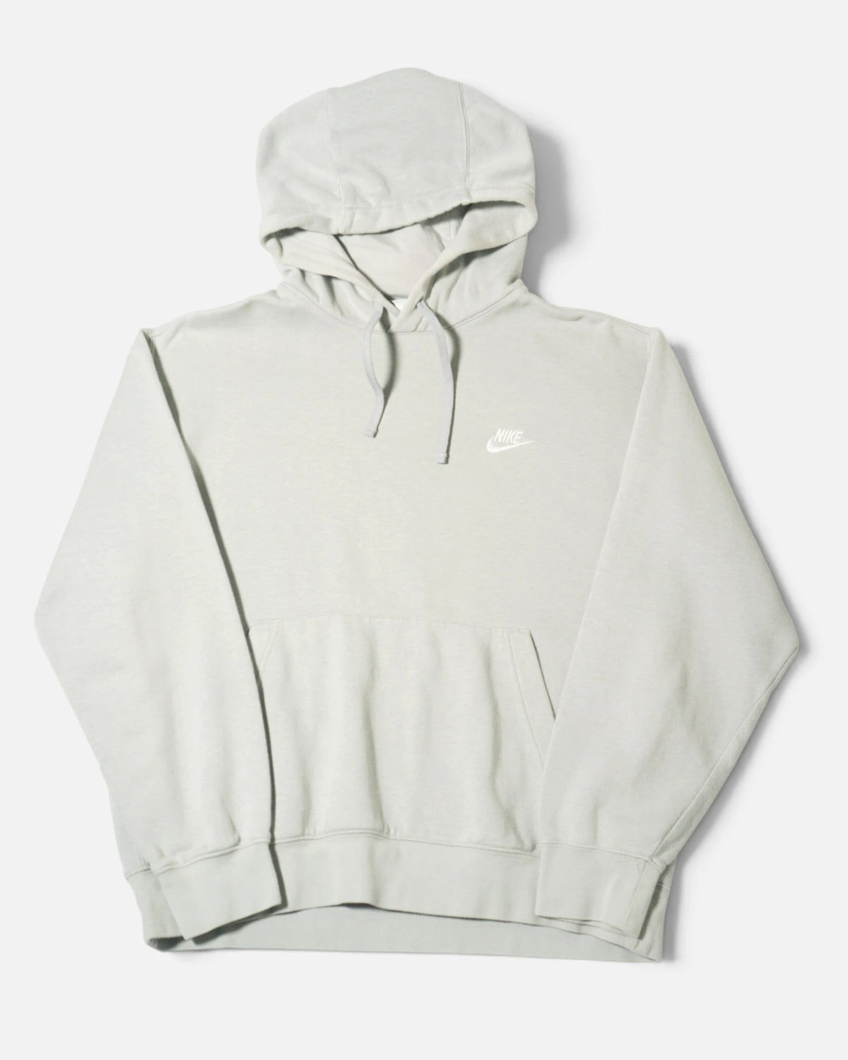 Sudadera con Capucha Nike Gris Claro — Talla L