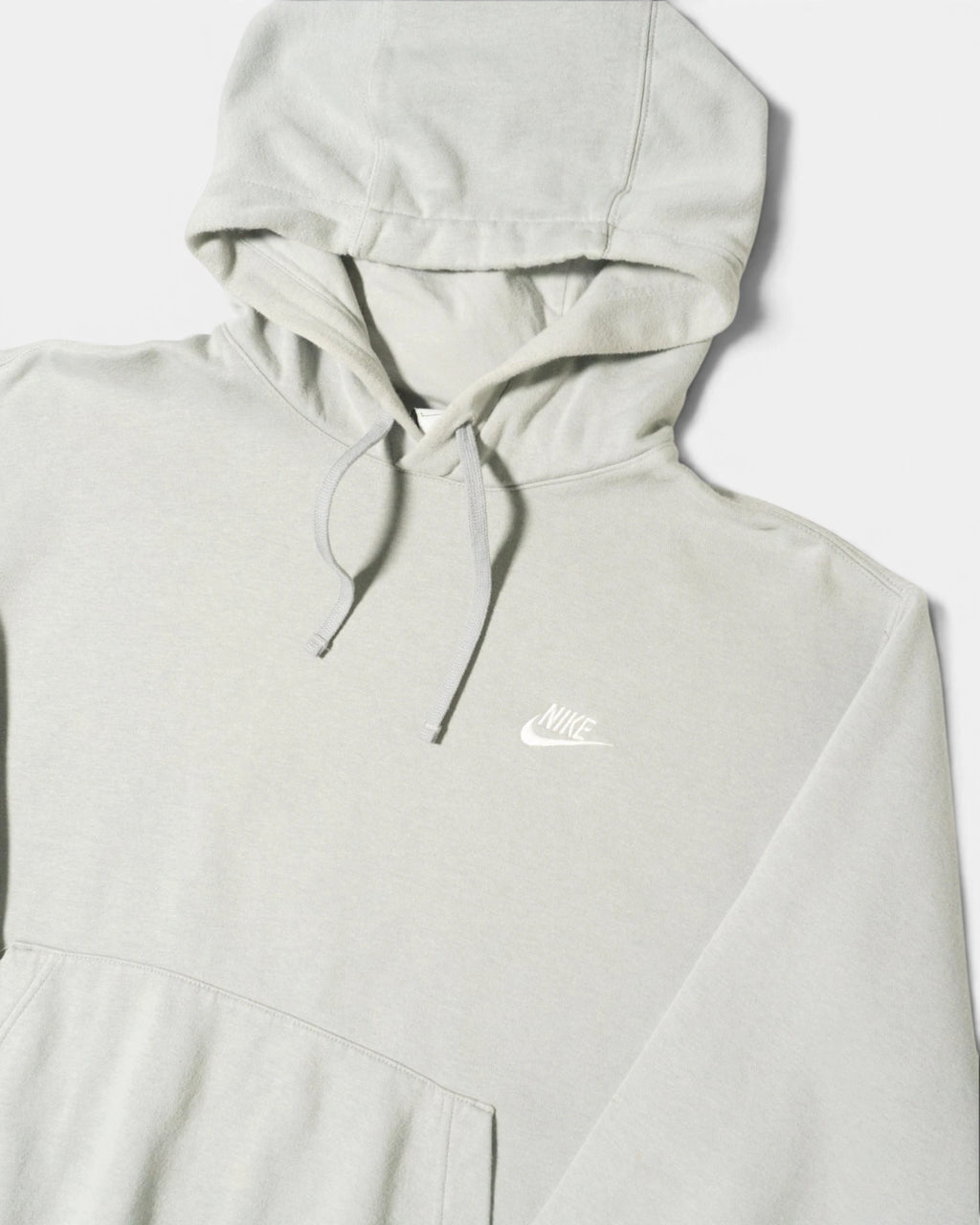 Sudadera con Capucha Nike Gris Claro — Talla L