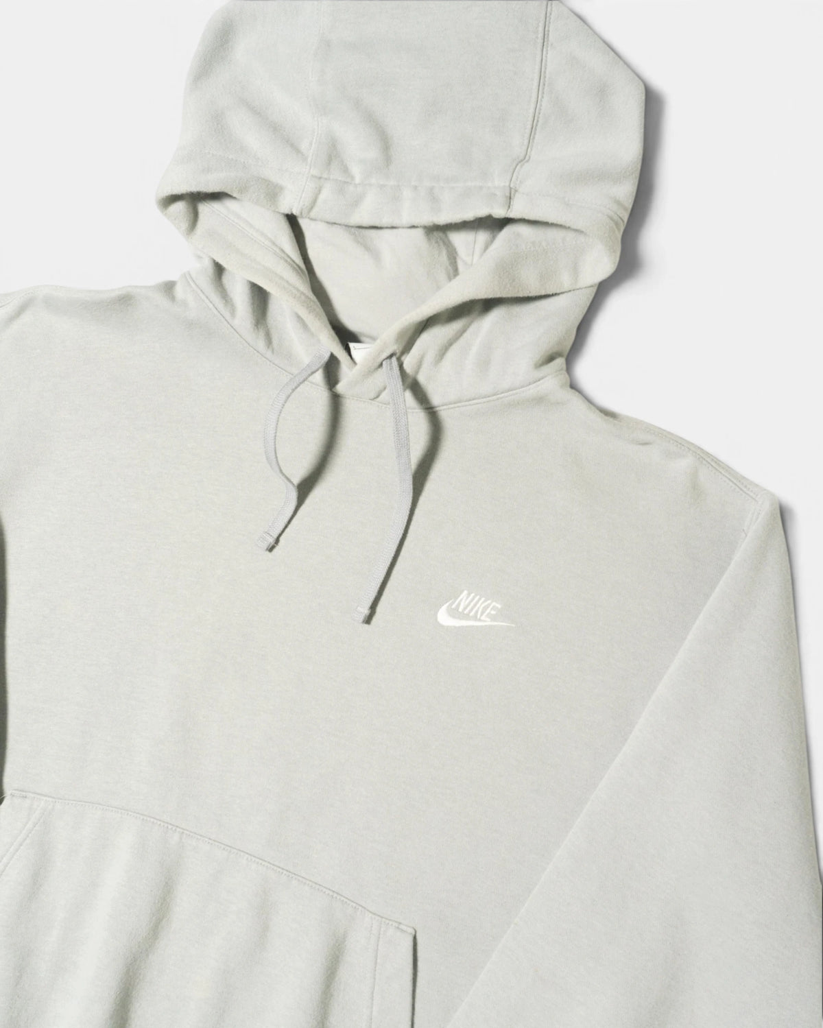 Sudadera con Capucha Nike Gris Claro — Talla L
