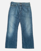 Vaqueros Armani Jeans Rectos Azules Vintage — Talla 46
