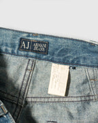 Vaqueros Armani Jeans Rectos Azules Vintage — Talla 46