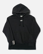 Sudadera con Capucha Adidas Originals Negra Doble Logo — Talla XS