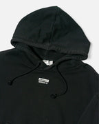 Sudadera con Capucha Adidas Originals Negra Doble Logo — Talla XS