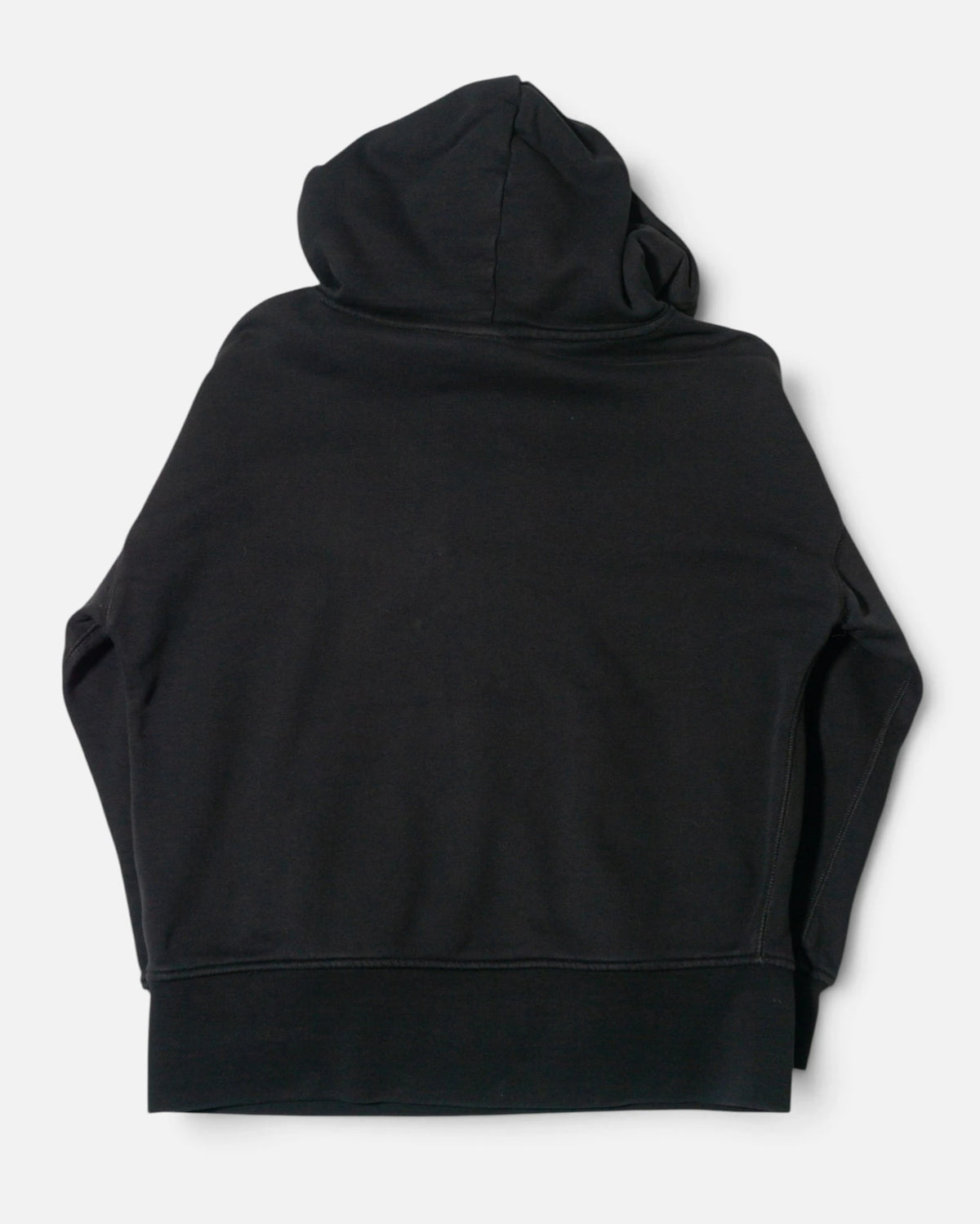 Sudadera con Capucha Adidas Originals Negra Doble Logo — Talla XS