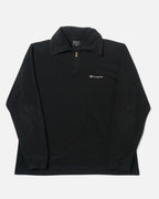 Polar Champion Negra Cuello Alto Cremallera 1/4 Vintage — Talla M