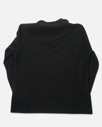 Polar Champion Negra Cuello Alto Cremallera 1/4 Vintage — Talla M