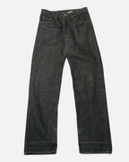 Vaqueros Calvin Klein Rectos Gris Oscuro Vintage — Talla W32