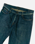 Vaqueros Emporio Armani Anchos Azules Y2K — Talla W34