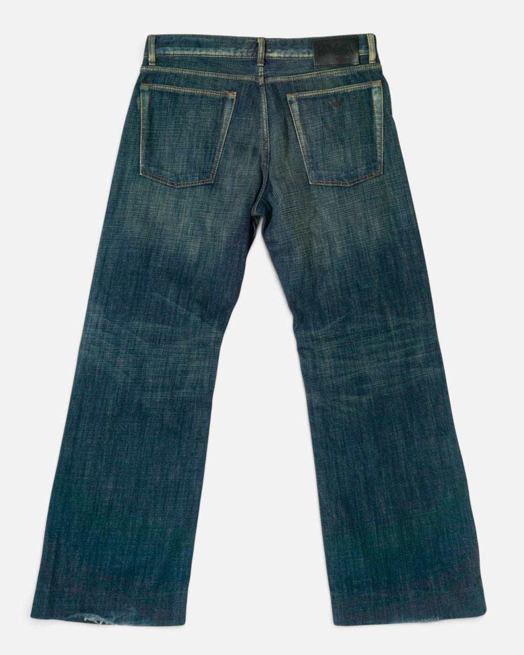 Vaqueros Emporio Armani Anchos Azules Y2K — Talla W34