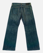 Vaqueros Emporio Armani Anchos Azules Y2K — Talla W34