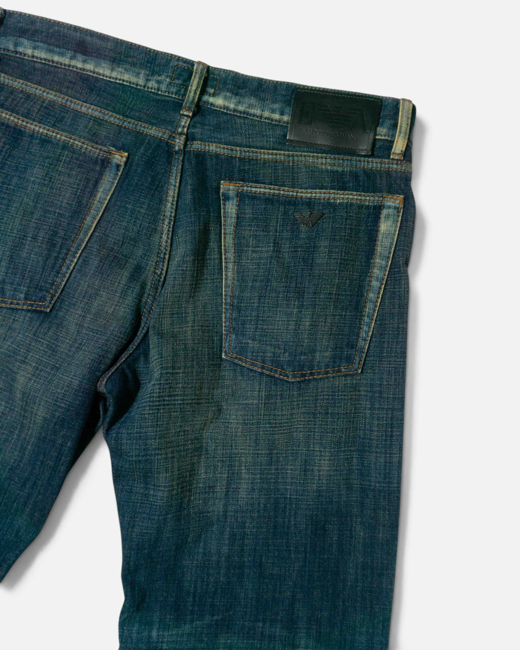 Vaqueros Emporio Armani Anchos Azules Y2K — Talla W34