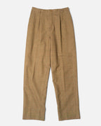 Pantalón de Pinza Burberrys a Cuadros Marrón Vintage 90s — Talla 42