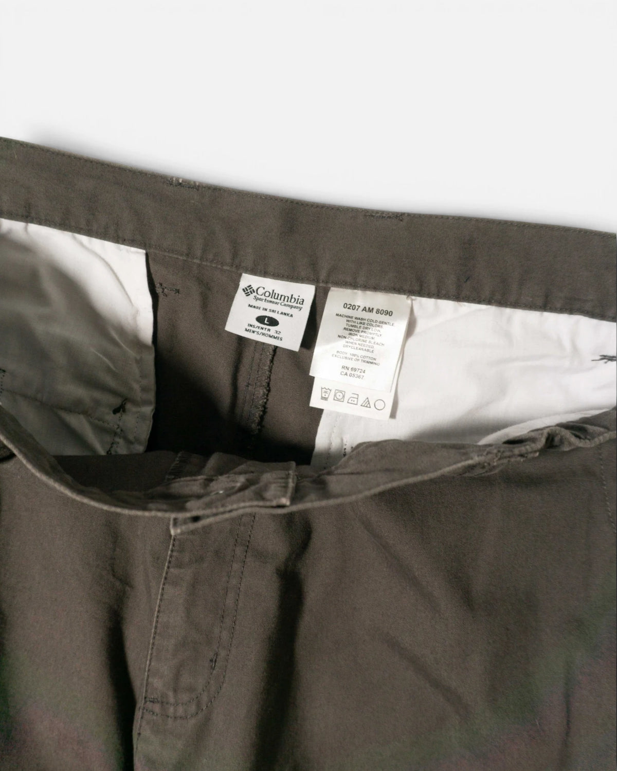 Pantalón Cargo Columbia Marrón Vintage — Talla L