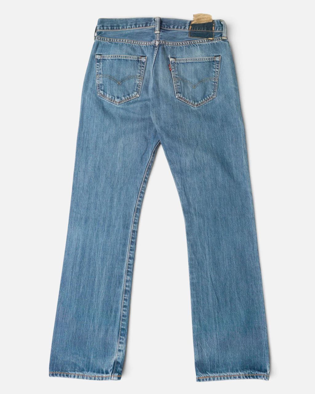 Vaqueros Levi's 501 Azules Distressed Vintage — Talla W33