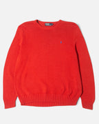 Jersey Polo by Ralph Lauren Rojo Vintage — Talla XL