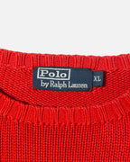 Jersey Polo by Ralph Lauren Rojo Vintage — Talla XL