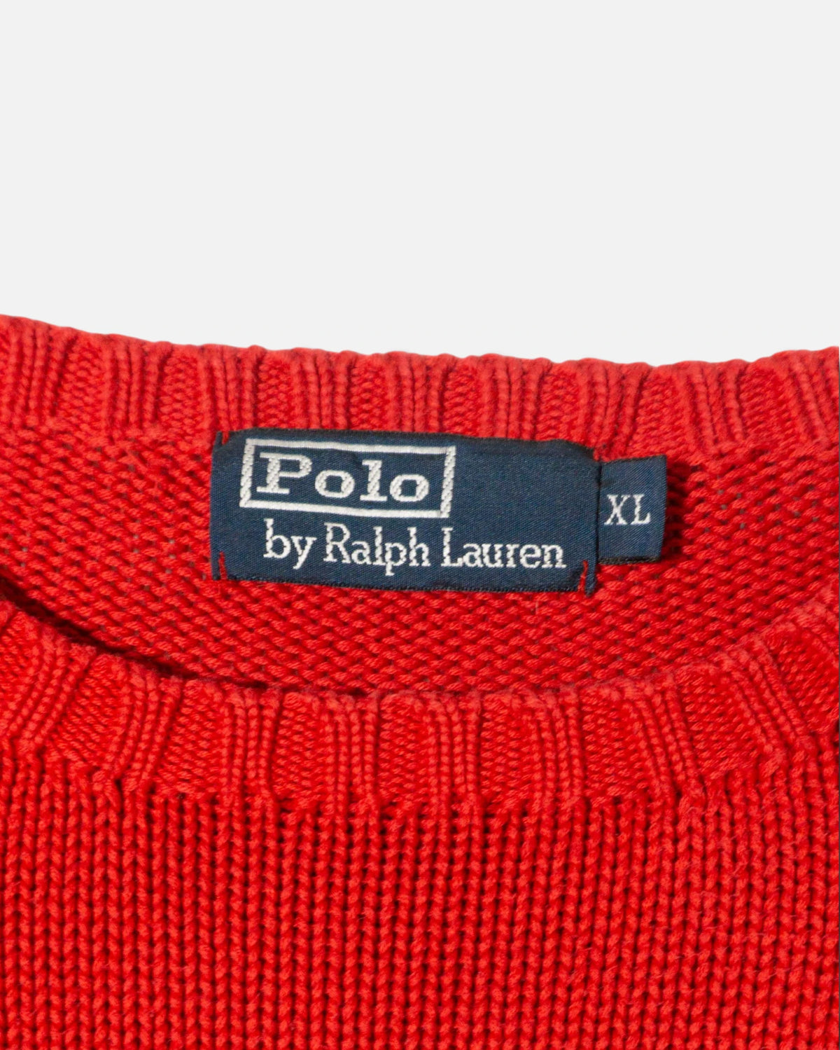 Jersey Polo by Ralph Lauren Rojo Vintage — Talla XL