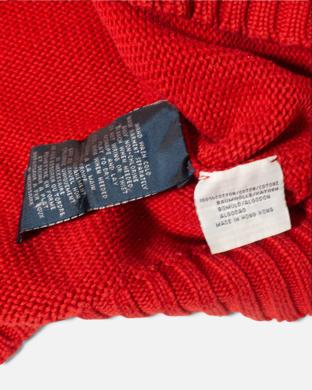 Jersey Polo by Ralph Lauren Rojo Vintage — Talla XL