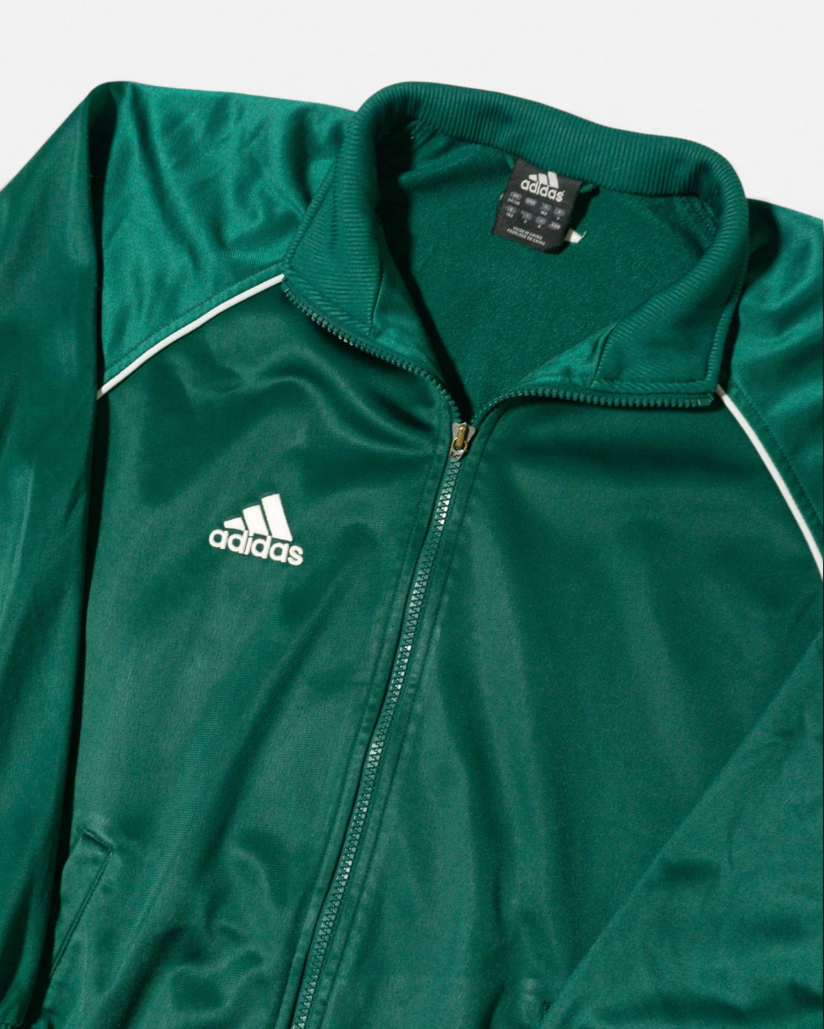 Chaqueta de Chándal Adidas Verde Vintage — Talla S