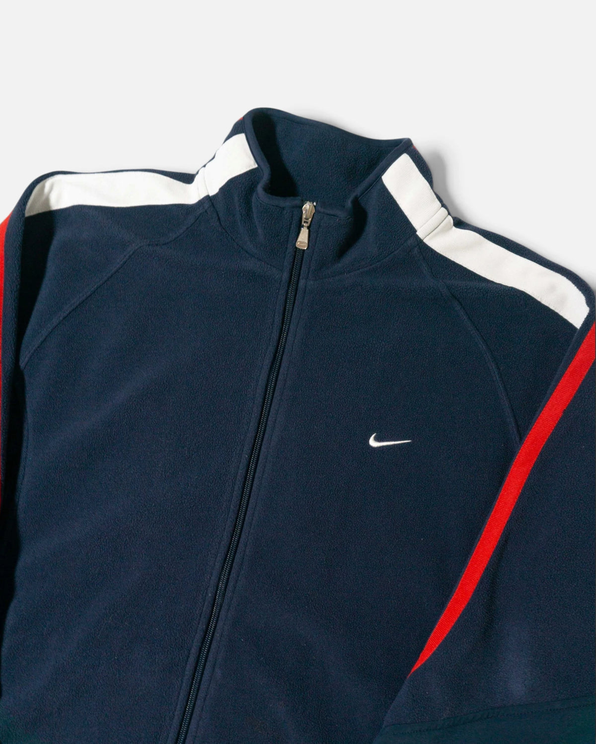 Chaqueta Forro Polar Nike Azul Marino Vintage 00s — Talla L