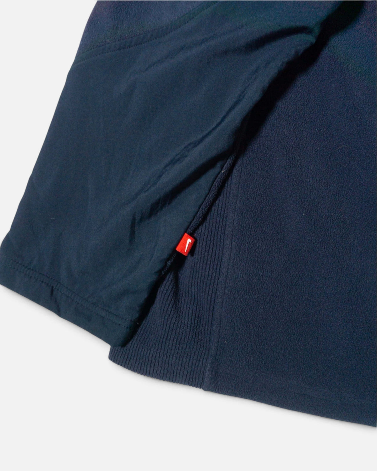 Chaqueta Forro Polar Nike Azul Marino Vintage 00s — Talla L