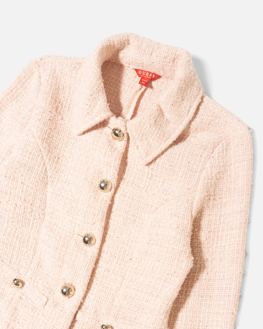 Chaqueta de Tweed Guess Rosa — Talla XS