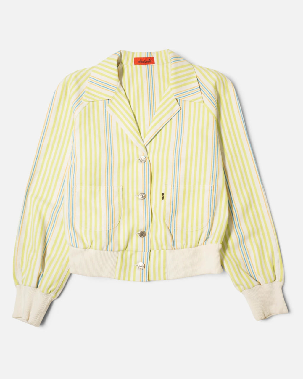 Chaqueta Camisera Miss Levi's a Rayas Vintage — Talla S
