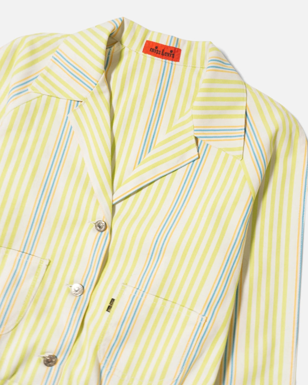 Chaqueta Camisera Miss Levi's a Rayas Vintage — Talla S