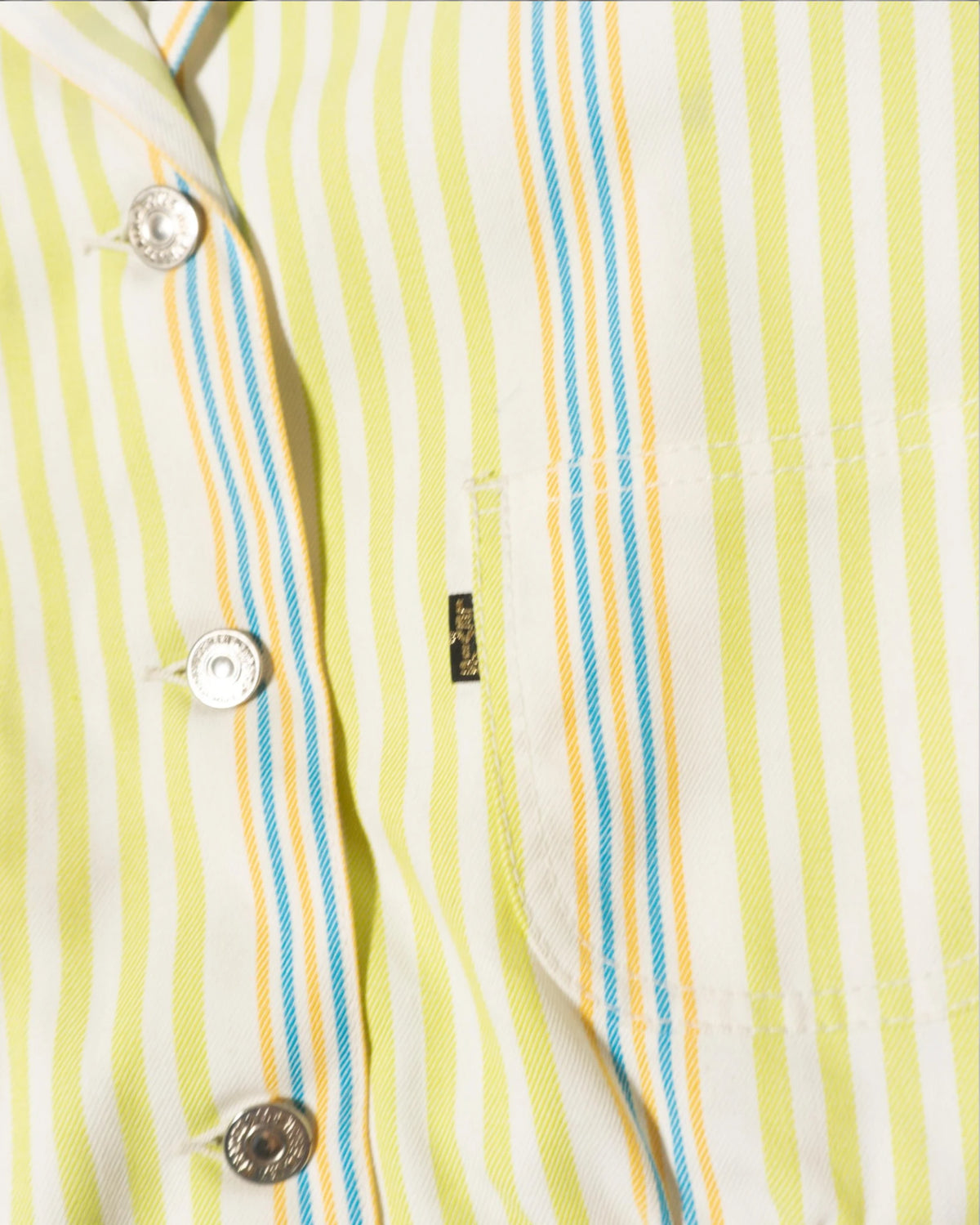 Chaqueta Camisera Miss Levi's a Rayas Vintage — Talla S