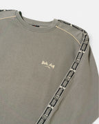 Sudadera Bad Boy Gris con Cintas en las Mangas Vintage — Talla XL