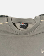 Sudadera Bad Boy Gris con Cintas en las Mangas Vintage — Talla XL