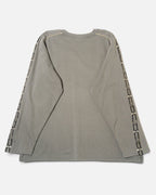 Sudadera Bad Boy Gris con Cintas en las Mangas Vintage — Talla XL