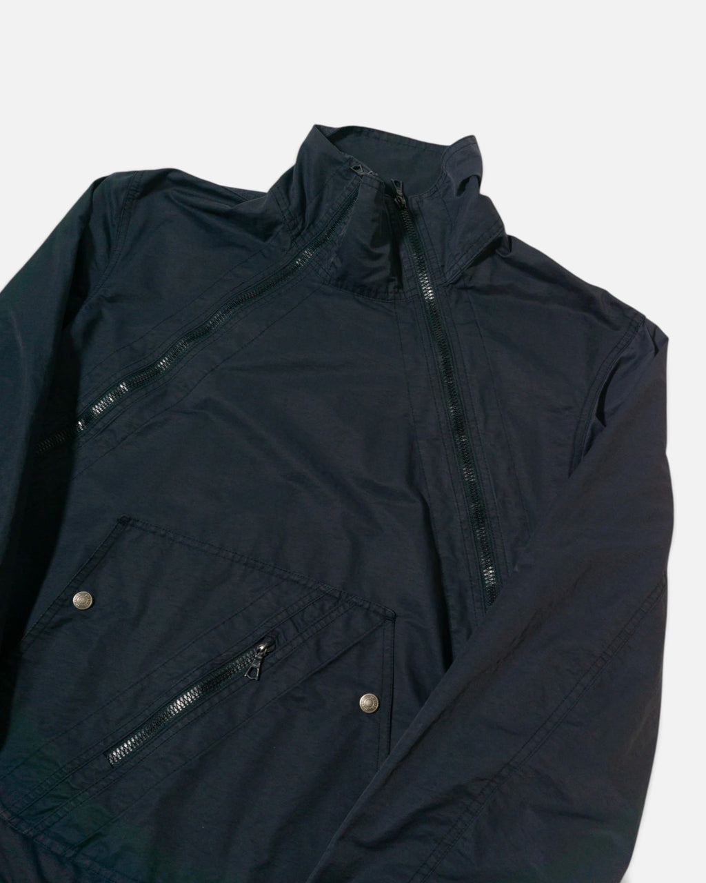 Chaqueta Sharp-eye Azul Marino Vintage — Talla M